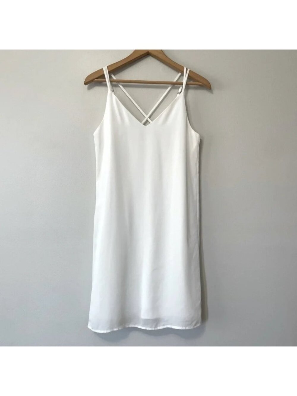 Dex White Slip Mini Dress - XS